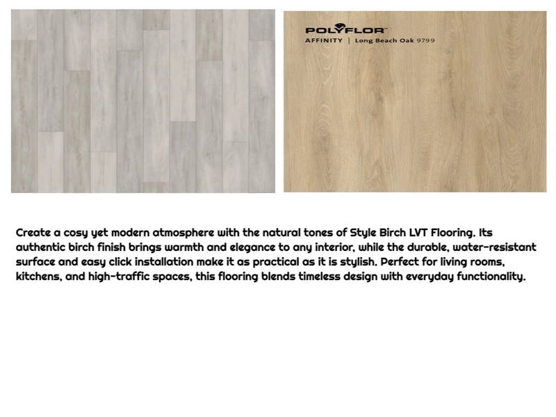 Natural Warmth with Style Birch LVT Flooring Mood Board by Flooring Wholesale UK on Style Sourcebook
