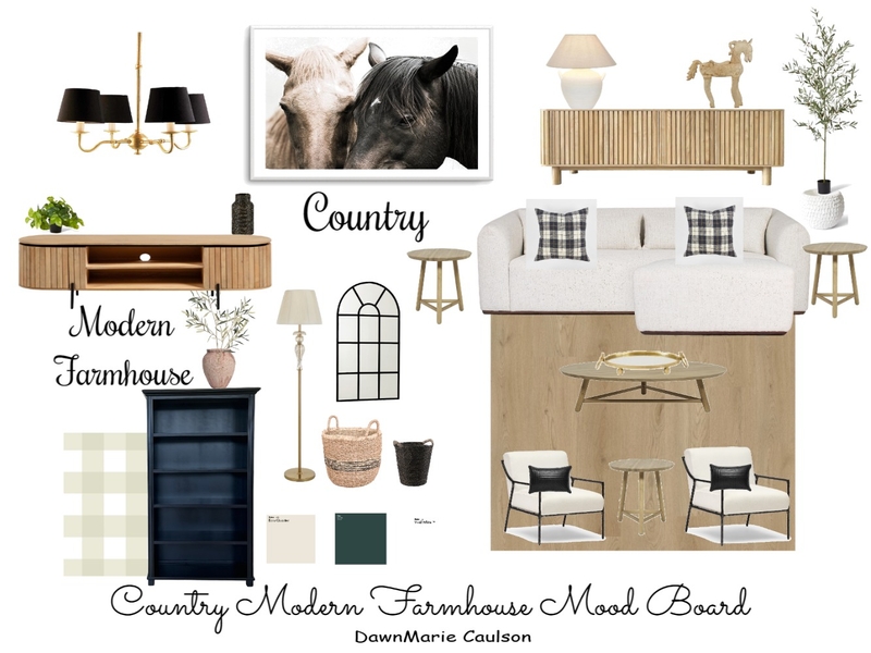 Country Modern Farmhouse Mood Board Final Mood Board by Dawnmariecaulson on Style Sourcebook