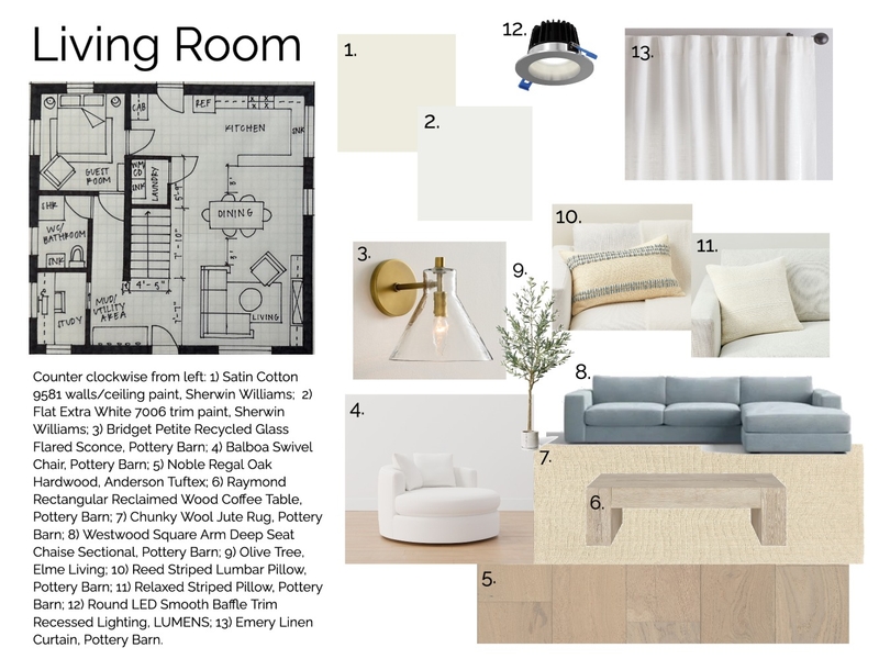 Living Room Sample Board Mood Board by emohr9@gmail.com on Style Sourcebook