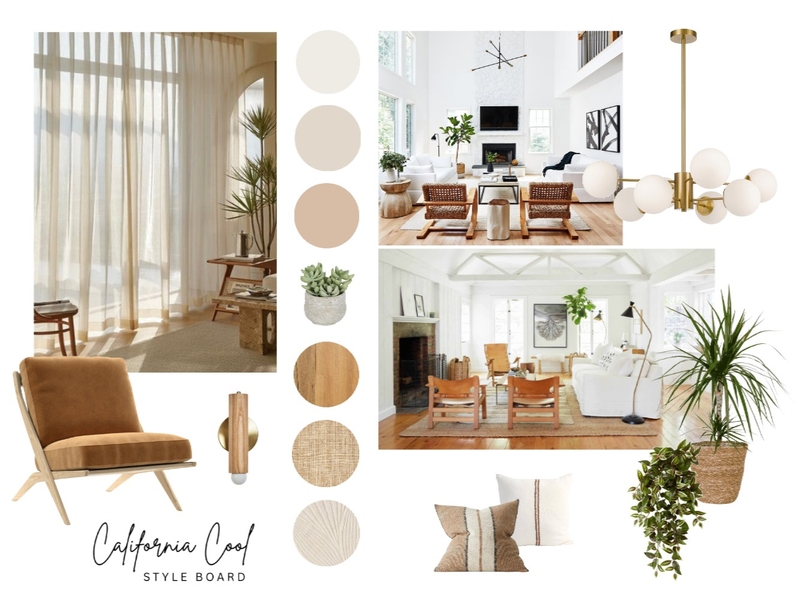 Cali - 2 Interior Design Mood Board by Renee Wratih Cali - 2 Interior Design Mood Board by Renee Wratih