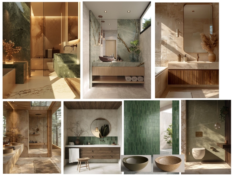 Ensuite Mood Board by Cobblestone Studios on Style Sourcebook