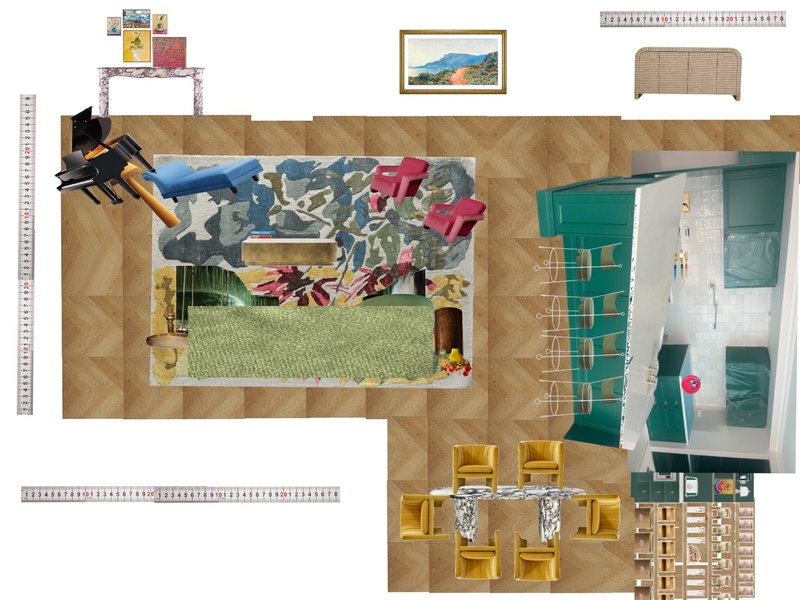 Great Room Space Planning Scale Mood Board by dl2407 on Style Sourcebook