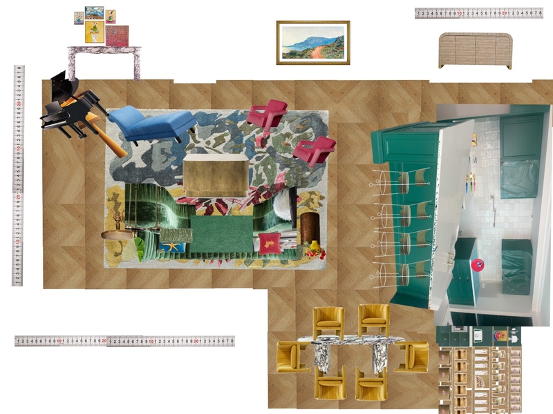 Great Room Space Planning Scale Mood Board by dl2407 on Style Sourcebook