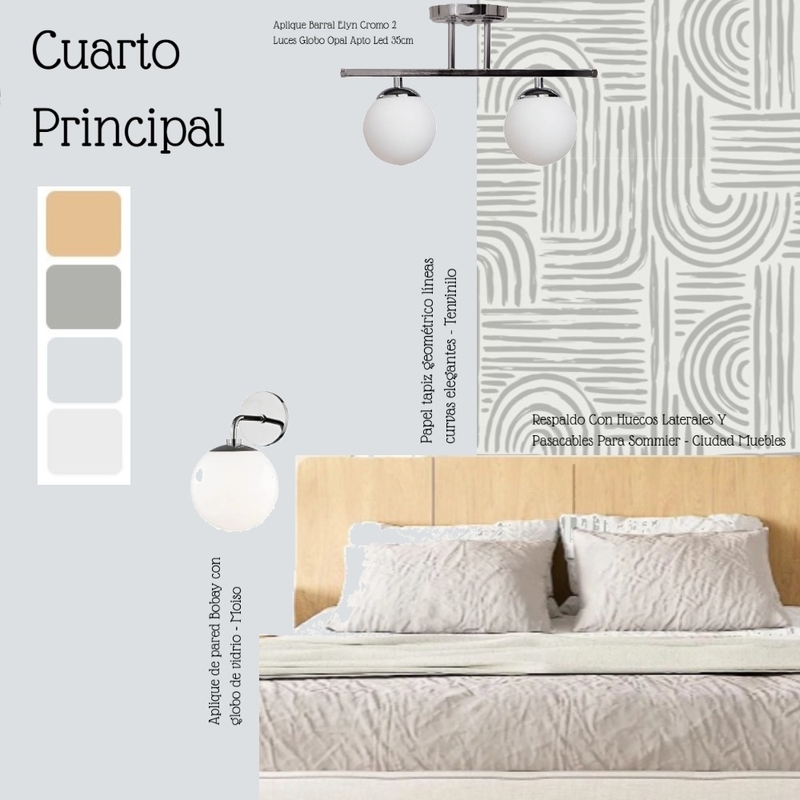 Cuarto Principal Mood Board by Sofía Podestá on Style Sourcebook