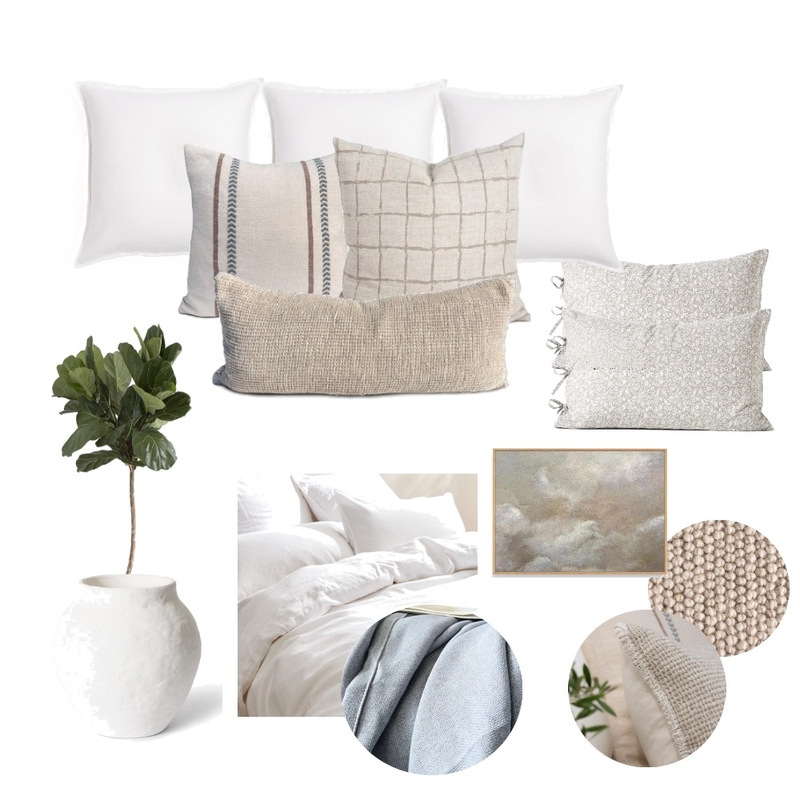 Master Bedroom Linen Selections Mood Board by The Clarke Collection on Style Sourcebook