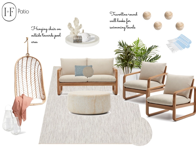 Patio Sitting Area Mood Board by Ivy + Finch Design on Style Sourcebook