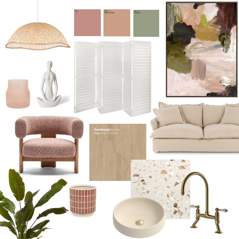 Modern Mediterranean Mood Board by Armstrong Flooring on Style Sourcebook