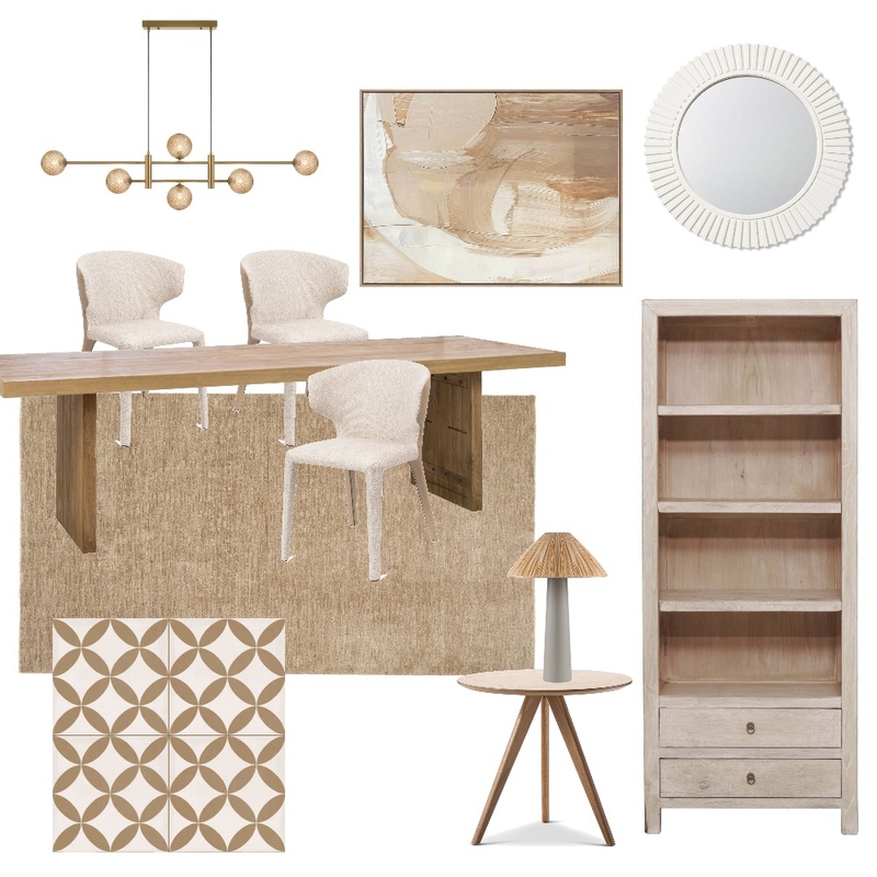 Steph & Gian Willow Wheat Mood Board by Unitex Rugs on Style Sourcebook