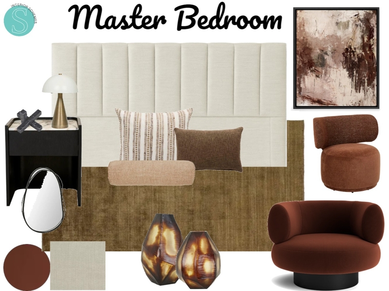 Moorebank Project_Master Bedroom_Final Concept 2 Mood Board by Interior Schemes on Style Sourcebook