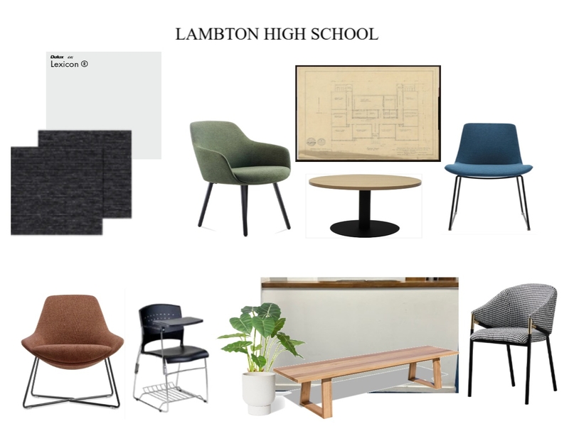 Lambton High Mood Board by Organised Design by Carla on Style Sourcebook
