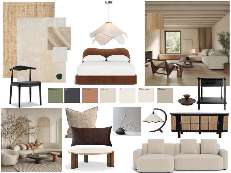 Japandi Mood Board Mood Board by Kailee Louise on Style Sourcebook