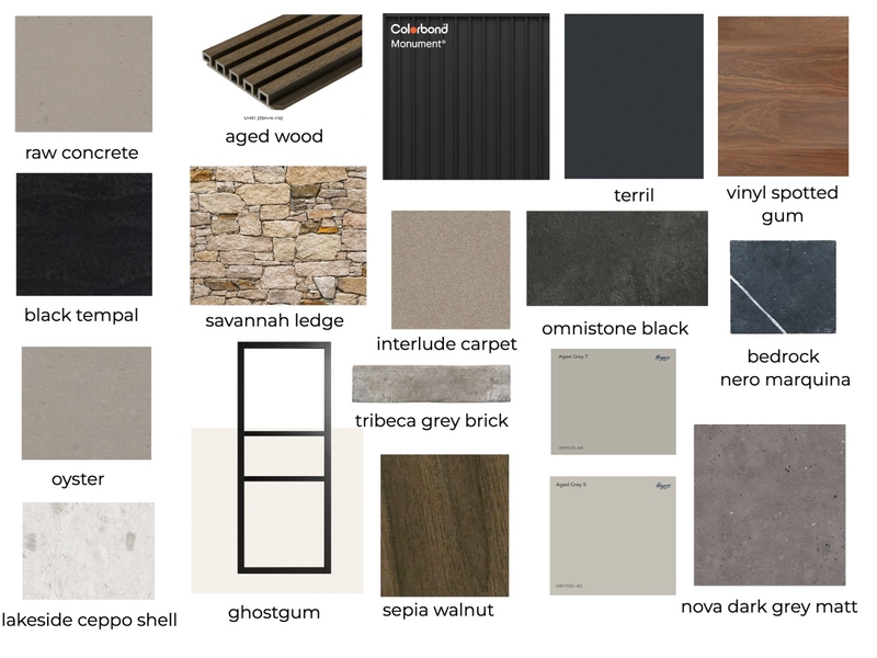 Yarragon materials Mood Board by info@naarkaali.com.au on Style Sourcebook