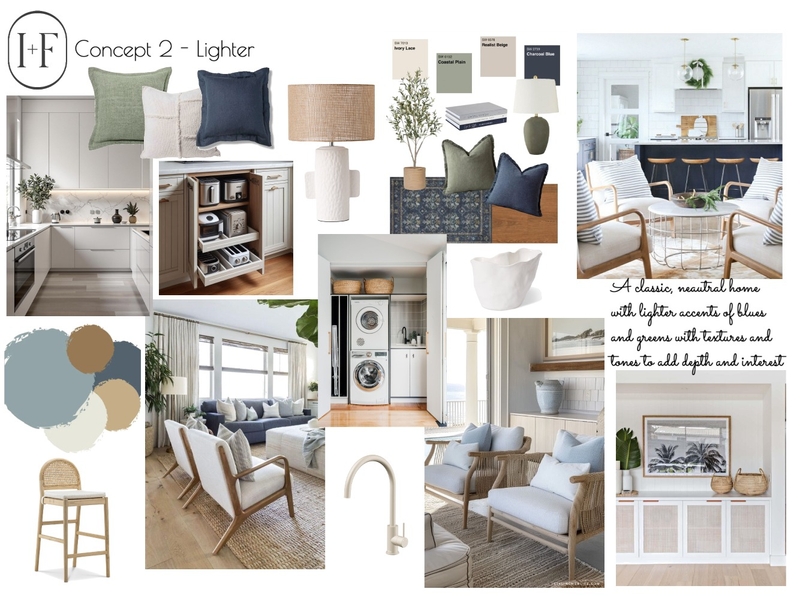 Concept 2 lighter Mood Board by Ivy + Finch Design on Style Sourcebook