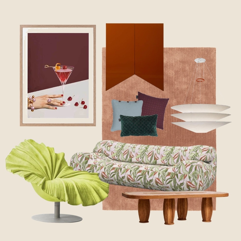 Modern Boho Retreat Room by Janelle Mood Board by Miss Amara on Style Sourcebook