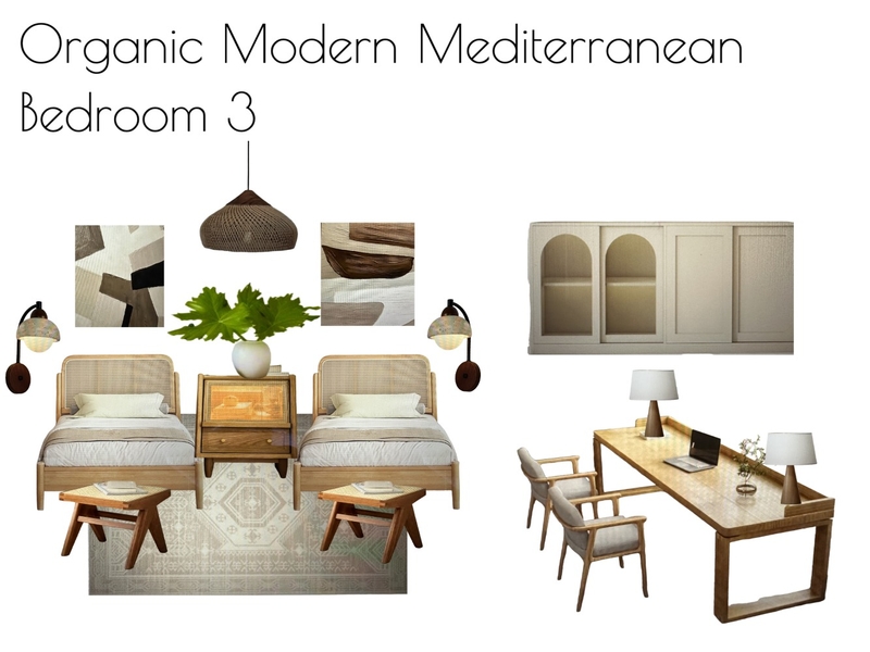 Organic Modern Mediterranean Bedroom 3 Mood Board by al1168ster@gmail.com on Style Sourcebook