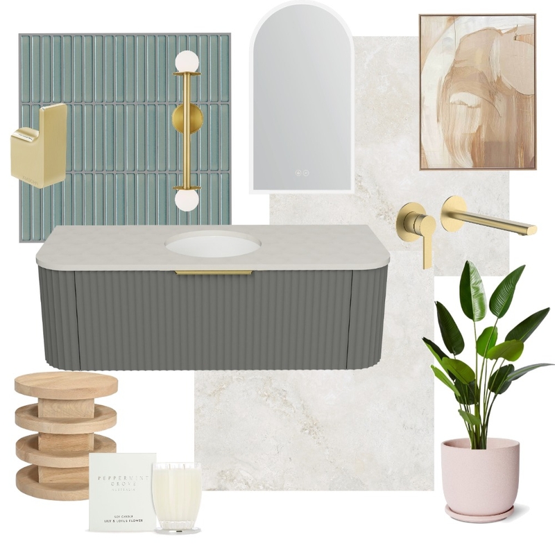 The Block House 2 Bathroom, Week 1 Mood Board by Nads on Style Sourcebook