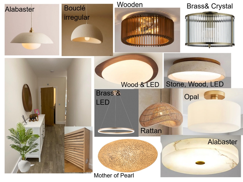 Karen Hallway Lighting Choices Mood Board by marigoldlily on Style Sourcebook