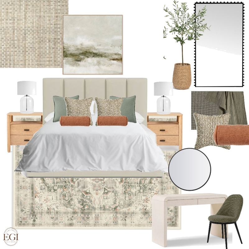 Upper Kedron Main Bedroom Mood Board by Eliza Grace Interiors on Style Sourcebook