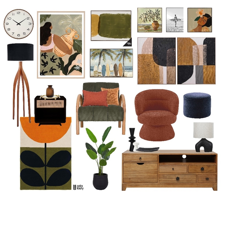 RETRO Mood Board by KiTA KERFORD on Style Sourcebook