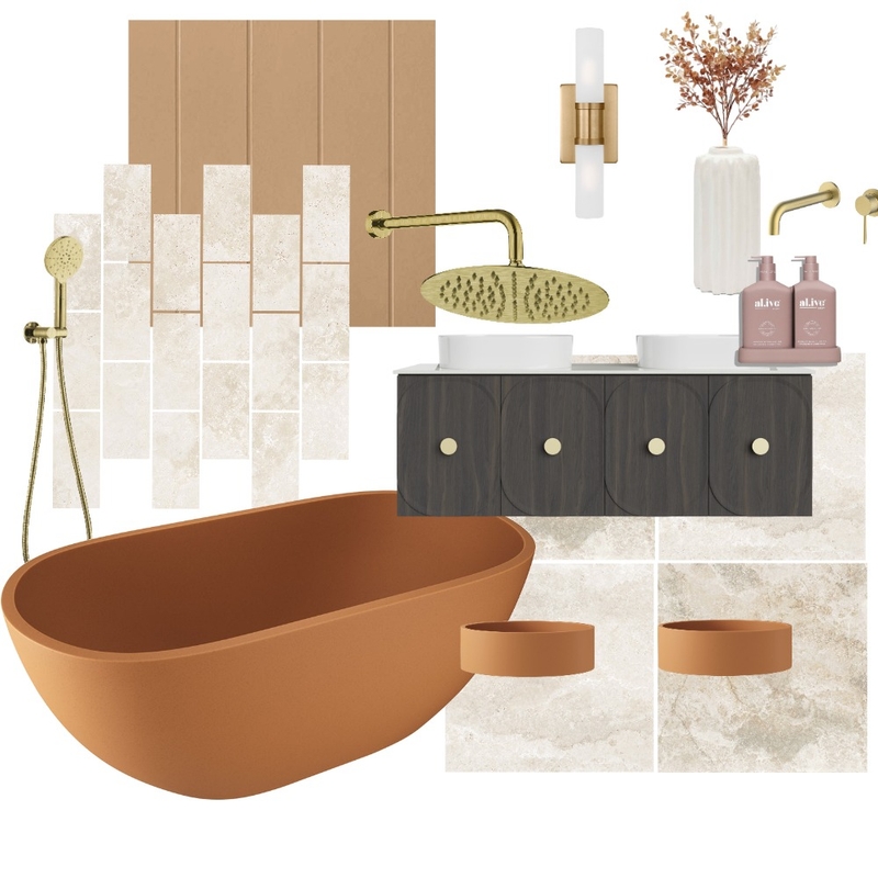 The Block House 2 Master Ensuite, Week 3 Mood Board by @angejoanmoore on Style Sourcebook