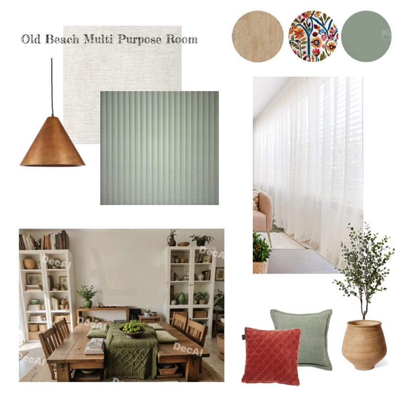 Family multi-purpose room Old Beach Mood Board by Evolve Creative Interiors on Style Sourcebook