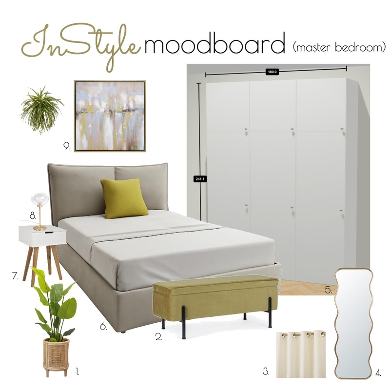 Master bedroom Piave project Mood Board by InStyle Idea on Style Sourcebook