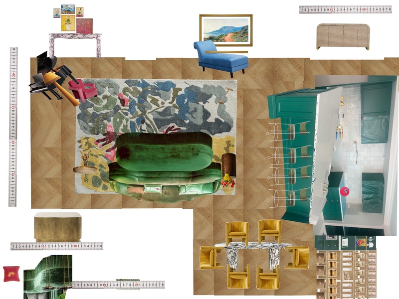 Great Room Space Planning Scale Mood Board by dl2407 on Style Sourcebook