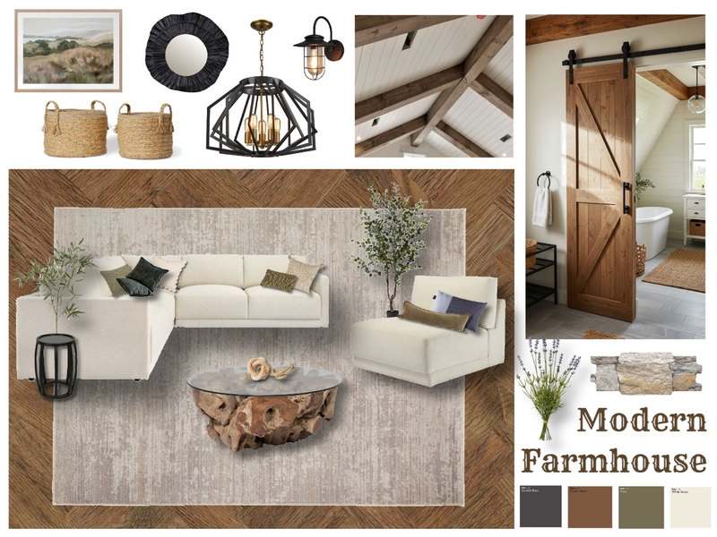 modern farmhouse Mood Board by tiarayu on Style Sourcebook