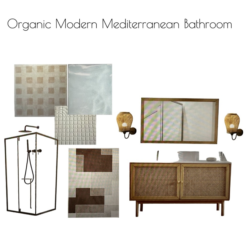 Organic Modern Mediterranean Bathroom Mood Board by al1168ster@gmail.com on Style Sourcebook