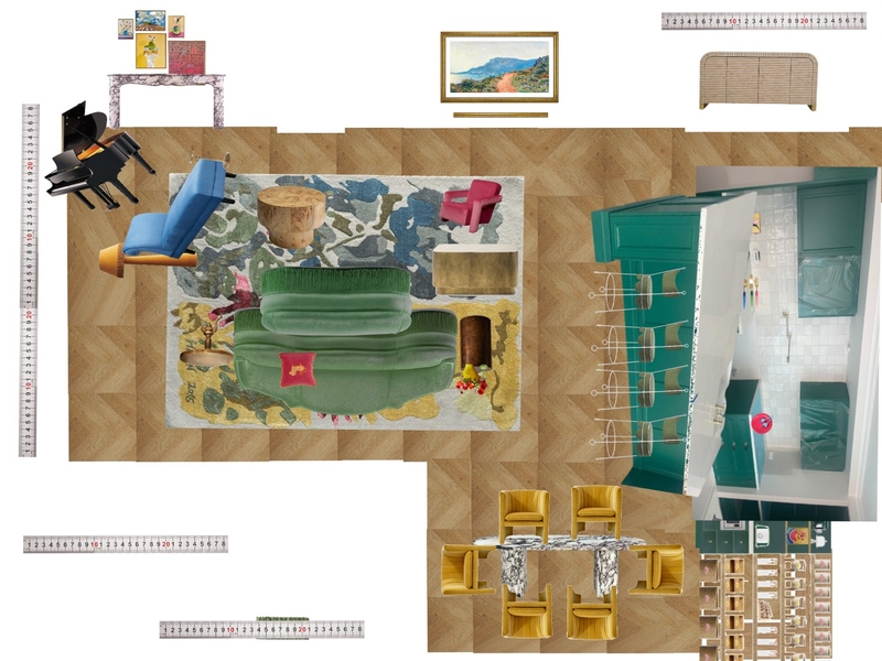 Great Room Space Planning Scale Mood Board by dl2407 on Style Sourcebook