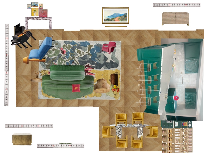 Great Room Space Planning Scale Mood Board by dl2407 on Style Sourcebook