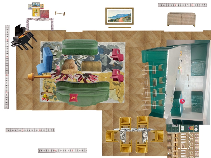 Great Room Space Planning Scale Mood Board by dl2407 on Style Sourcebook