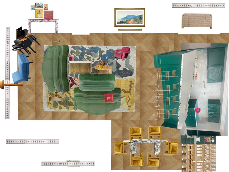 Great Room Space Planning Scale Mood Board by dl2407 on Style Sourcebook