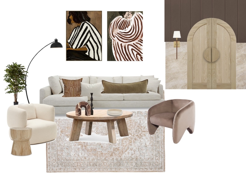 Modern Rustic Sample Board Mood Board by Bajenovanastassia on Style Sourcebook