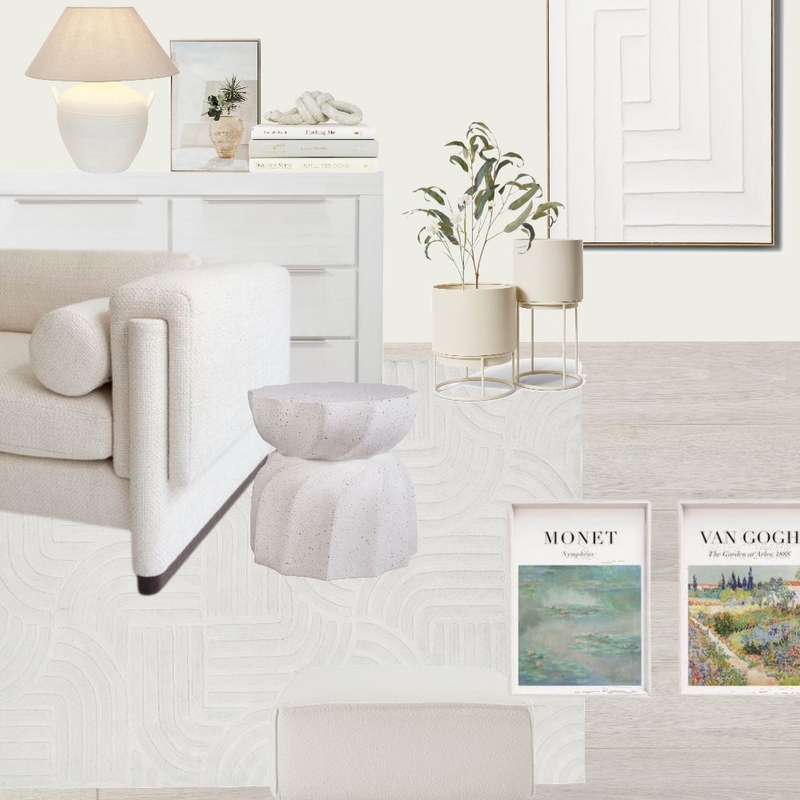 Darren Palmer Zen White Mood Board by Unitex Rugs on Style Sourcebook