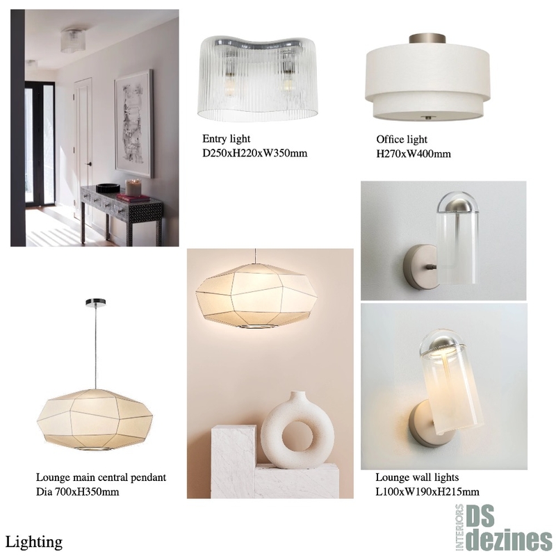 Anita Lighting Mood Board by DSdezines Interiors on Style Sourcebook