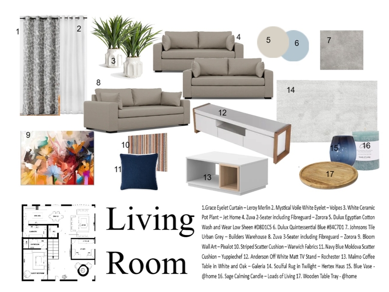 Assignment 9 MB 3 Interior Design Mood Board by naadira_ar