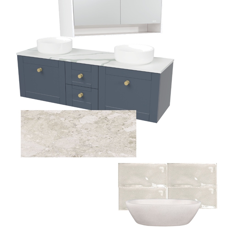 Bathroom 2 Interior Design Mood Board by Carolynh025@gmail.com