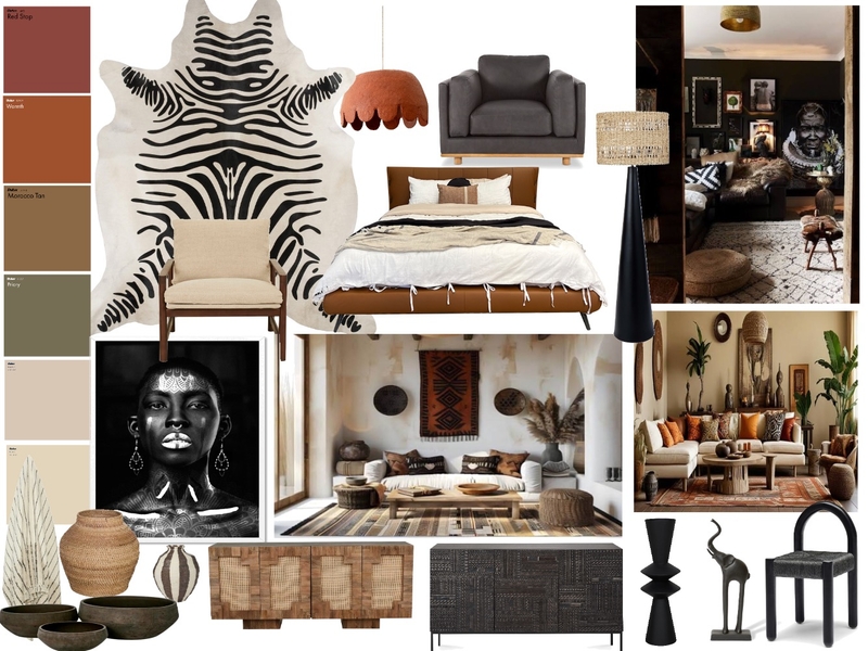 African Mood Board Mood Board by Kailee Louise on Style Sourcebook