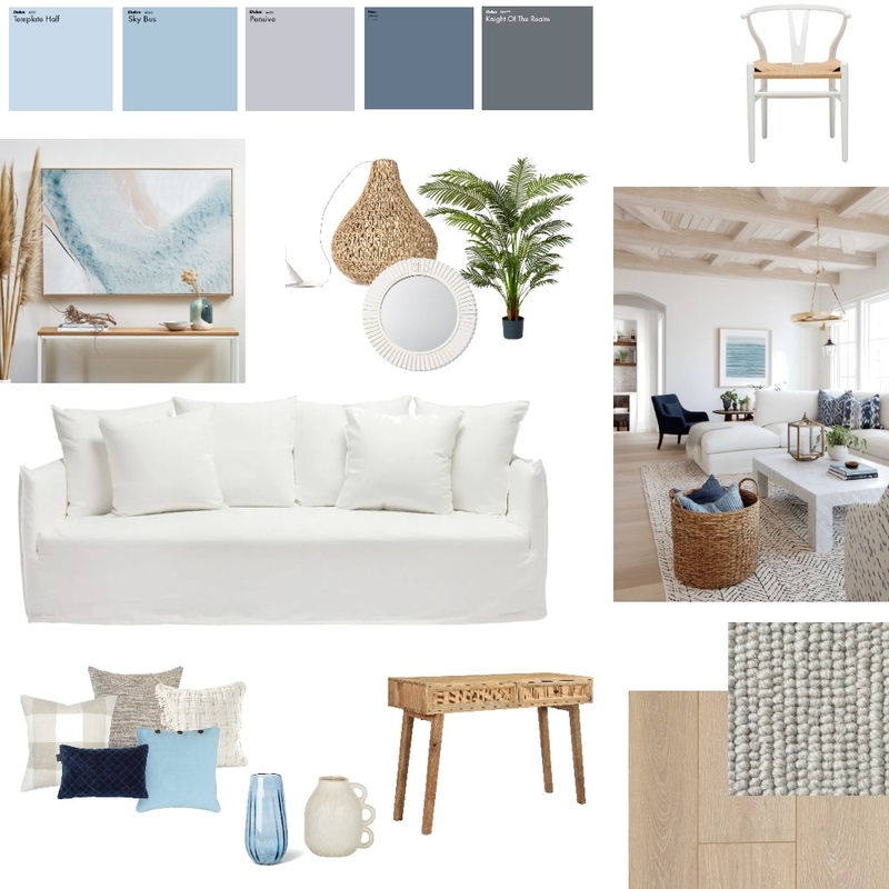 Hamptons Mood Board Mood Board by aliciaelson on Style Sourcebook