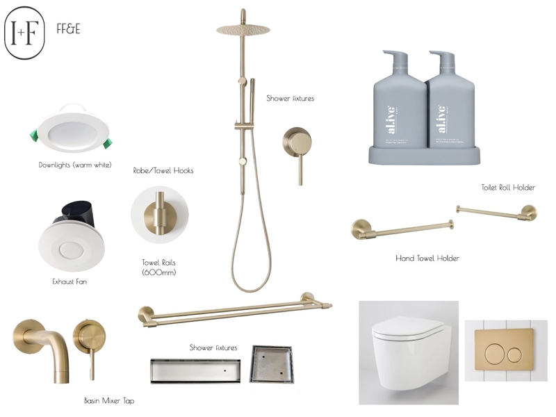Gardiner Fixtures & Fittings Mood Board by Ivy + Finch Design on Style Sourcebook
