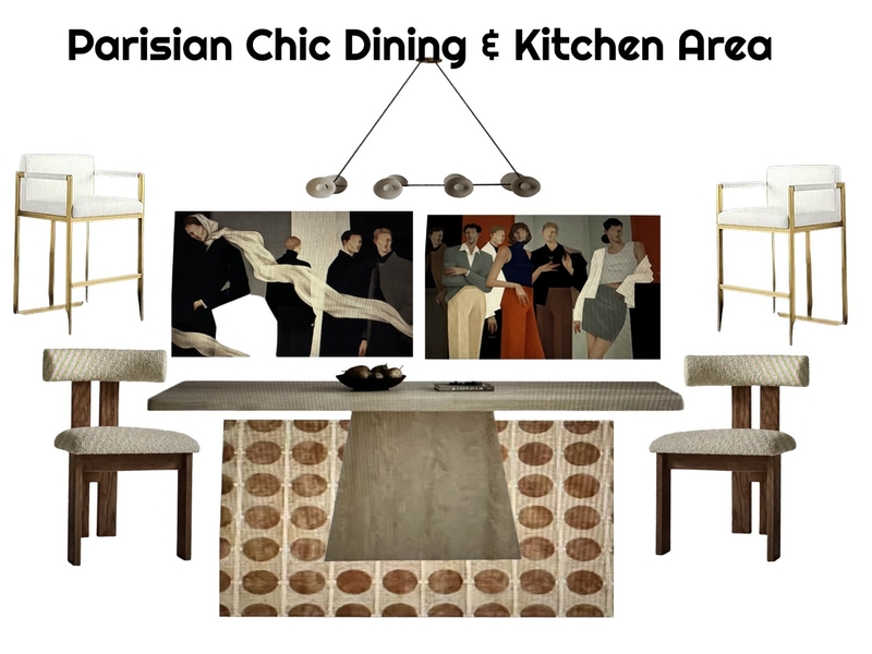 Parisian Chic Dining &Kitchen Area Star Res Mood Board by al1168ster@gmail.com on Style Sourcebook