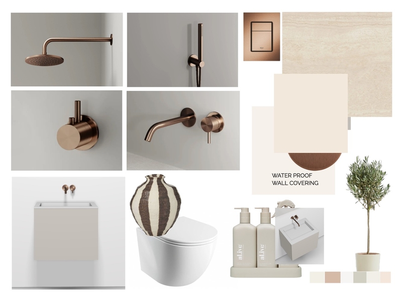 Guest batrhoom 7 Mood Board by Raini Peters Interior Design + Styling on Style Sourcebook