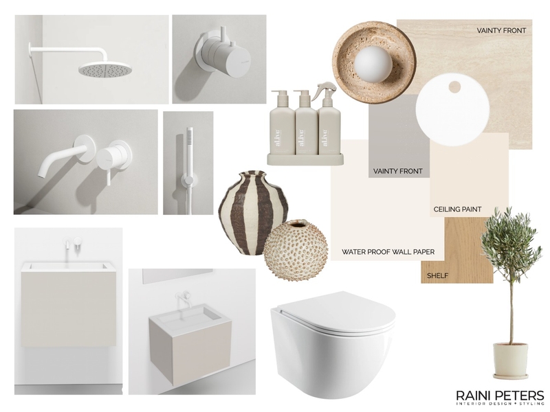 Guest batrhoom 6 Mood Board by Raini Peters Interior Design + Styling on Style Sourcebook