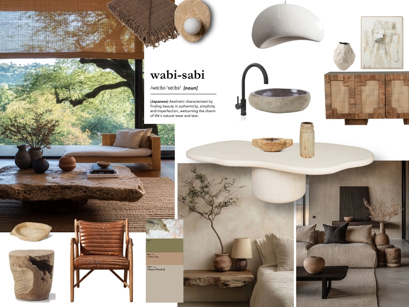 Wabi-Sabi Mood Board Mood Board by AimeeJ on Style Sourcebook
