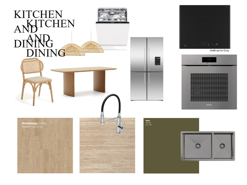 Kitchen an Dining Interior Design Mood Board by Nadja Suani