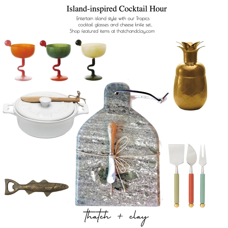 Tropics Cocktail Hour Mood Board by Rachsteph on Style Sourcebook