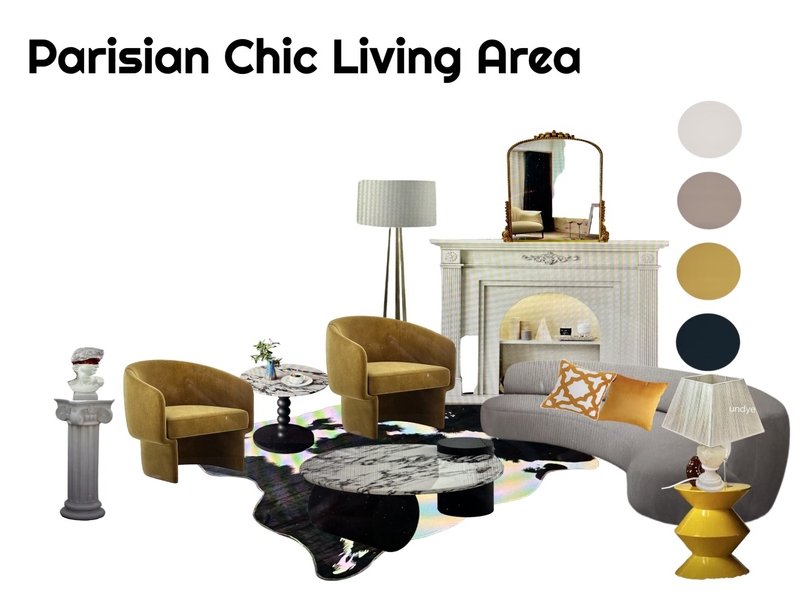 Parisian Chic Living Area Star Res Mood Board by al1168ster@gmail.com on Style Sourcebook