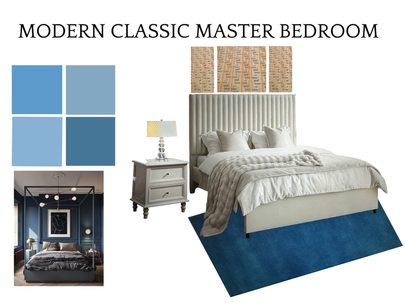 Modern Classic Master Bedroom Mood Board by al1168ster@gmail.com on Style Sourcebook