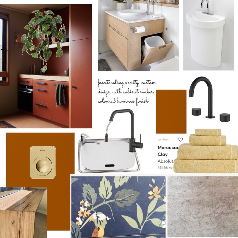 Bush Crt bath & laundry Mood Board by Rhiannon Lee, Oleander & Finch Interiors on Style Sourcebook